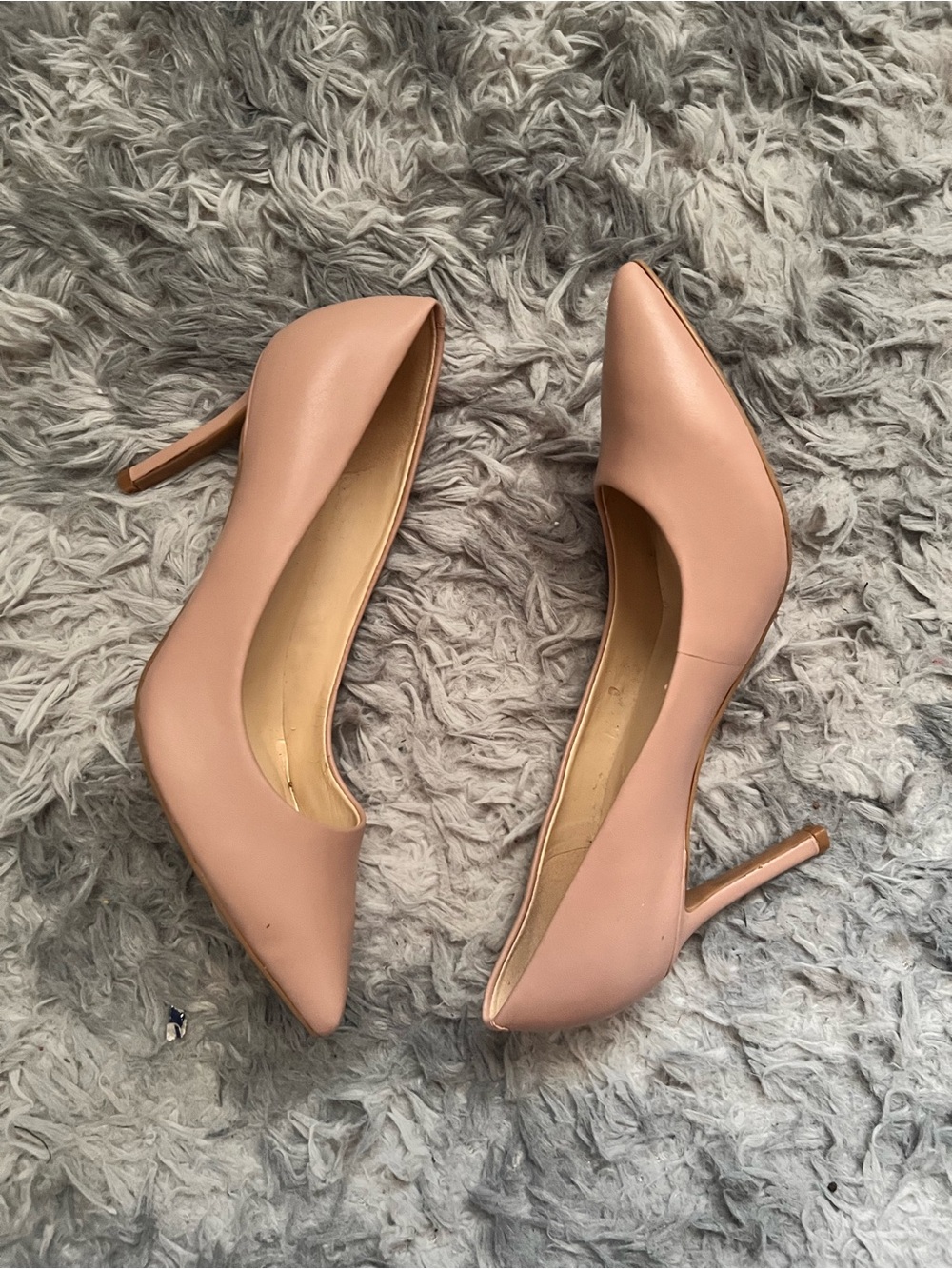 Nine West Blush Pink Pointed-Toe Stiletto Tatiana Heels
